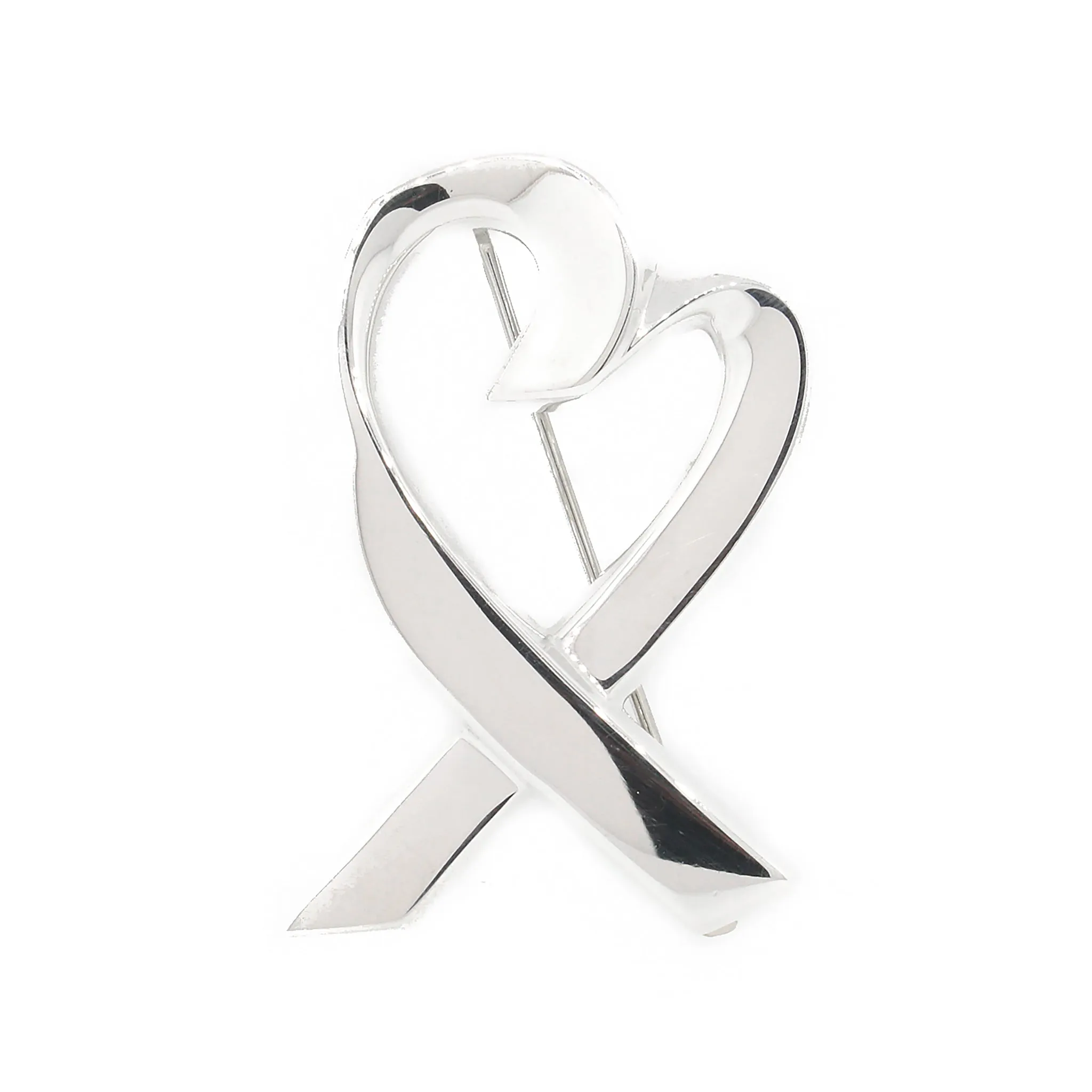 Tiffany and Co. Elsa Paloma Picasso Loving Heart Brooch