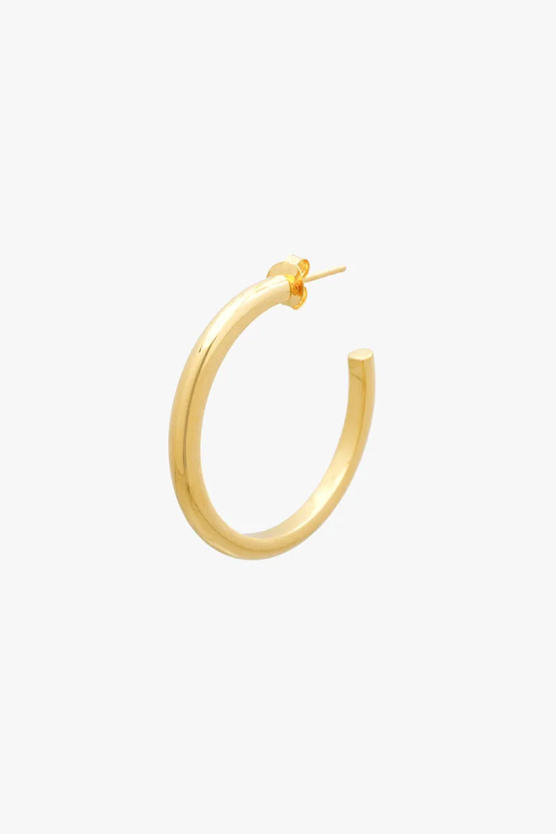 Wanderlust Classic Hoop Gold Plated (32mm)