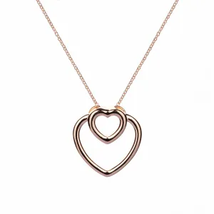 With Love - Dual Hearts - Sterling Silver Necklaces