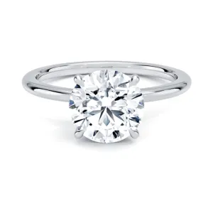 Zoma 2 carat Solitaire Silver Ring